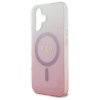 Guess GUHMP16SHGRCELP iPhone 16 6.1 różowy/pink hardcase IML Glitter Gradient MagSafe